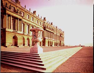 View of the garden facade